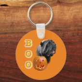 Porte-clés Neapolitain Mastiff Halloween BOO (Verso)