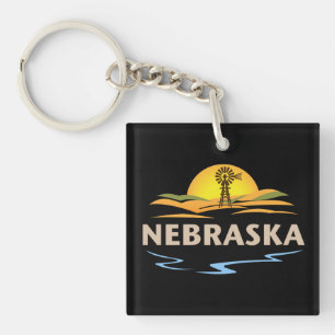 Porte-clés Nebraska États-Unis d'Amérique