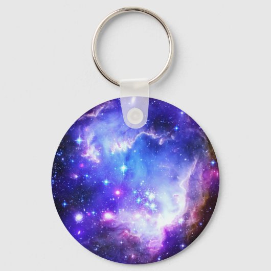 Porte-clés Nebula bleue (Recto)