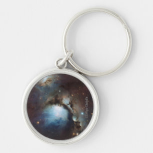 Porte-clés Nebula Orion Astronomie bleu brun ciel étoiles
