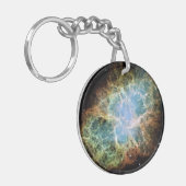 Porte-clés Nébuleuse de crabe turquoise (Devant gauche)