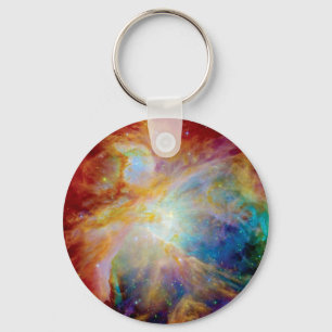 Porte-clés Nébuleuse d'Orion Hubble Spitzer Télescope Photo d