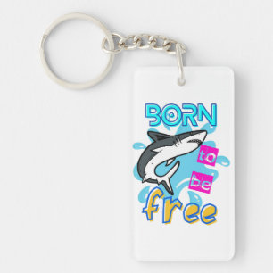 PORTE-CLÉS NÉE POUR ÊTRE LIBRE