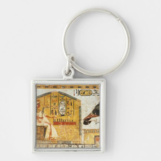 Porte-clés Nefertari jouant le senet (Devant)