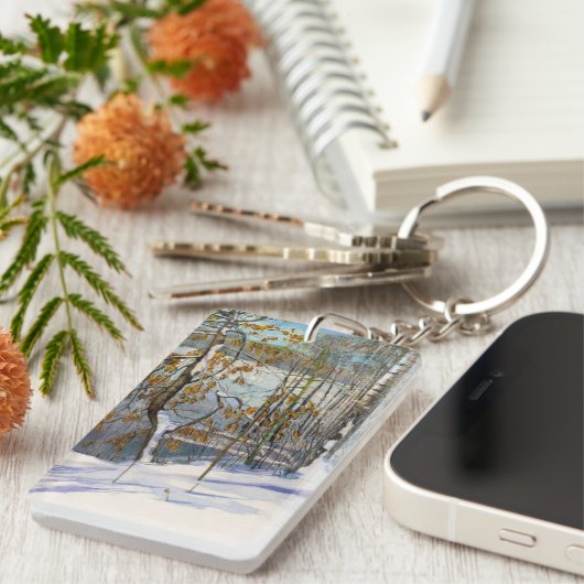 Porte-clés Neige (Devant droit)