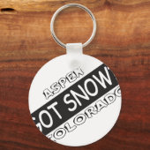 Porte-clés Neige - Aspen (Recto)