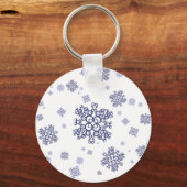 Porte-clés Neige bleue (Recto)