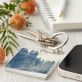 Porte-clés Neige d'hiver à Wilsonville, Oregon (Devant Droit)