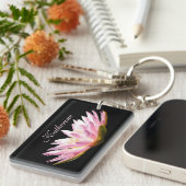 Porte-clés Nénuphar rose Lotus (Devant droit)