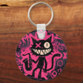 Porte-clés Neon Cat Chaos (Verso)