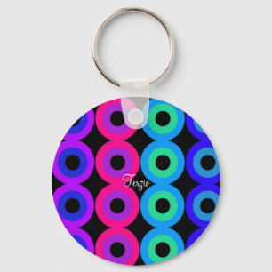 Porte-clés Neon Circles