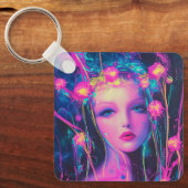 Porte-clés Neon, déesse Alien (Recto)