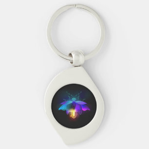 Porte-clés Neon Firefly sur noir