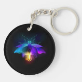 Porte-clés Neon Firefly sur noir (Dos)