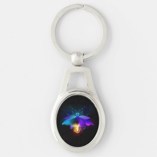 Porte-clés Neon Firefly sur noir (Devant)