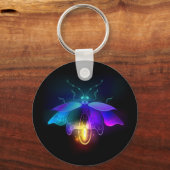 Porte-clés Neon Firefly sur noir (Recto)