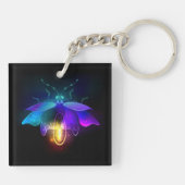 Porte-clés Neon Firefly sur noir (Dos)