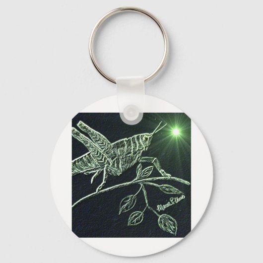 Porte-clés Neon Grasshopper (Recto)