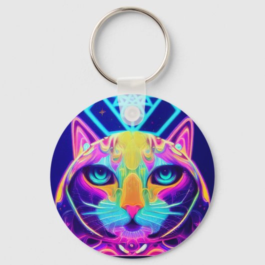 PORTE-CLÉS NEON KITTTYYY ! (Recto)