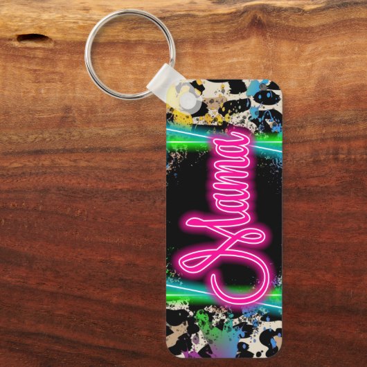 Porte-clés Neon Mama (Recto)