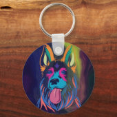 Porte-clés Neon Shepard Keychain (Recto)