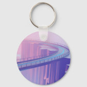 Porte-clés Neon Skybridge Dreamscape (Recto)