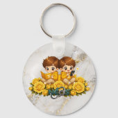 Porte-clés Neos Kawaii Zodiaque Gémeaux (Recto)