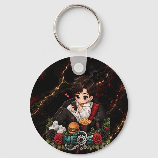 Porte-clés Neos Kawaii Zodiaque Scorpion (Recto)
