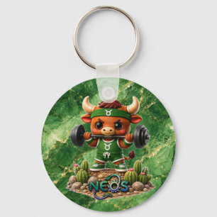 Porte-clés Neos Zodiac Kawaii Taureau