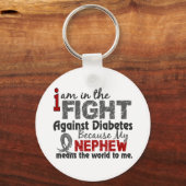 Porte-clés Nephew Signifie Monde Pour Moi Diabète (Recto)