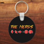 Porte-clés Nerds - Bouton CODE FS (Recto)