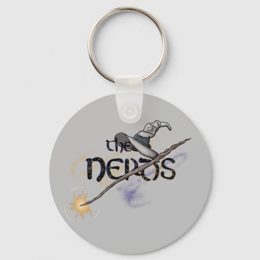 Porte-clés Nerds - Bouton magique (Recto)