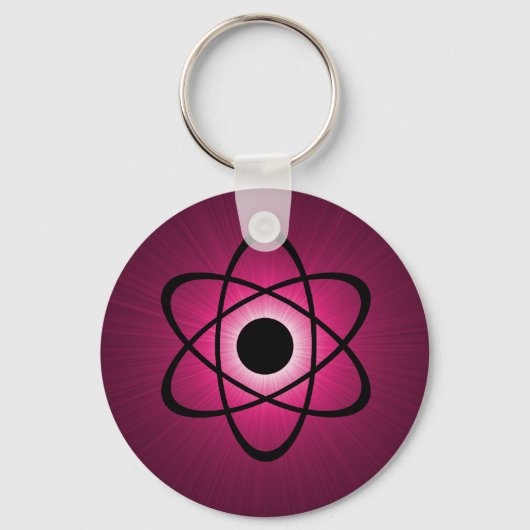 Porte-clés Nerdy Porte - clé atomique, rose (Recto)