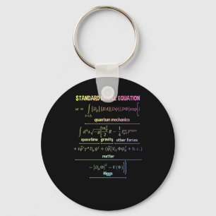 Porte-clés Nerdy Standard Model Equation - Cadeau Pour La Phy