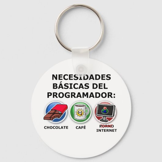 Porte-clés Nesidades de base du programmeur (Recto)