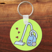 Porte-clés Nettoyeur de vide avec coeur (Recto)