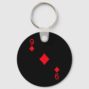 Porte-clés Neuf Costume de diamants Halloween Deck de cartes