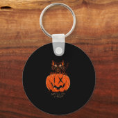 Porte-clés Neuf Glaces tuées - Chat d'Halloween (Recto)