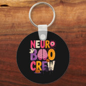 Porte-clés Neuro Boo Crew Halloween Anatomical Brain Anatomy (Recto)