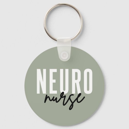 Porte-clés Neuro Nurse Neuroscience infirmières cadeaux d'app (Recto)