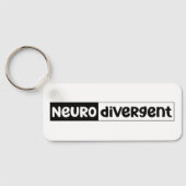 Porte-clés Neurodivergent | Sensibilisation à la diversité ne (Verso)
