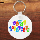 Porte-clés Neurodivergent | Sensibilisation à la neurodiversi (Verso)