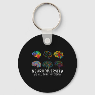 Porte-clés Neurodiversité Nous Pensons Tous Différemment Cern