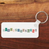 Porte-clés Neurodivertissement typographie Neurodiversité Sen (Recto)