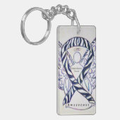 Porte-clés Neuroendocrine Cancer Awareness Porte - clé de rub (Devant gauche)