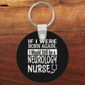 Porte-clés Neurologie Infirmière Funny Infirmière école &amp; (Verso)