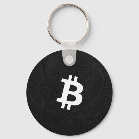 Porte-clés Neurone Bitcoin Noir (Recto)