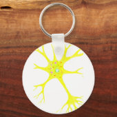 Porte-clés neurone jaune (Recto)