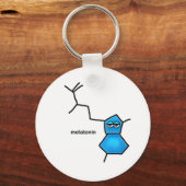 Porte-clés Neurotransmetteur de mélatonine (Recto)