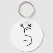 Porte-clés Neurotransmetteur GABA (Recto)